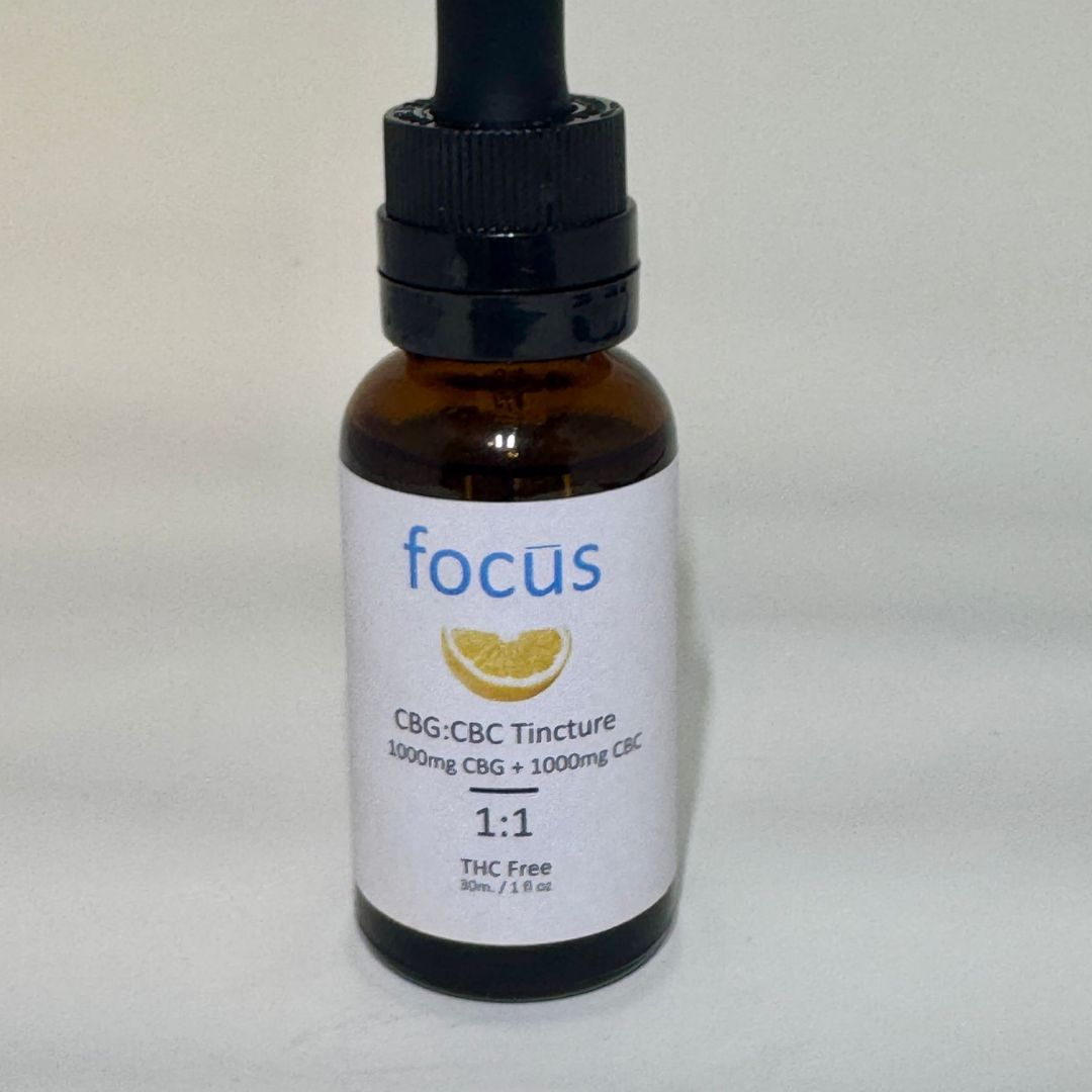 Focus Drops - CBG:CBC 2000mg Tincture - Sea Moss and Tings